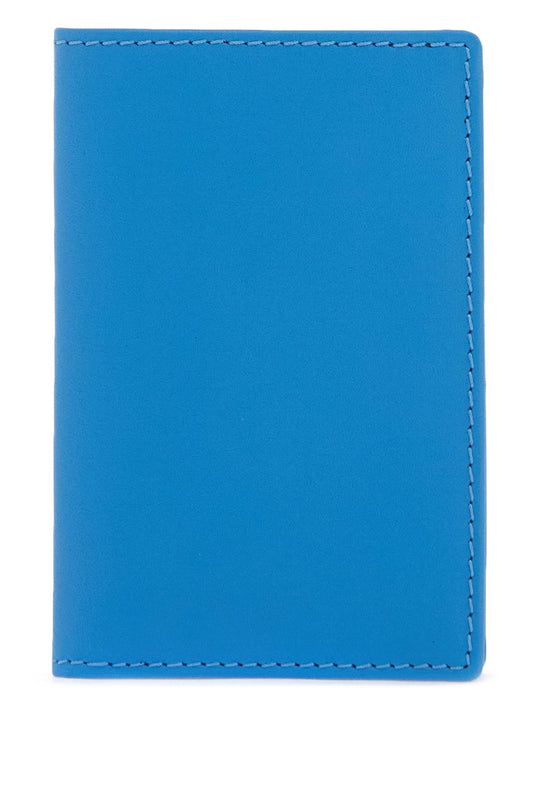 Leather Compact Wallet  - Blue