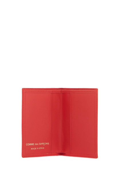 Leather Compact Wallet  - Red