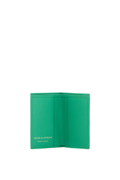 Leather Compact Wallet  - Green