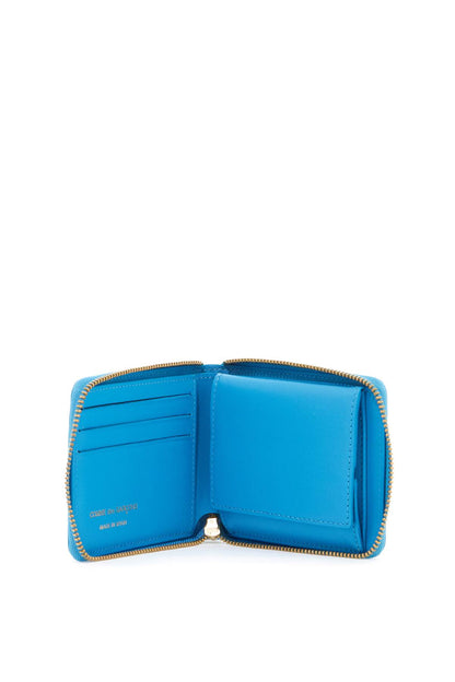 Classic Zip Around Wallet Portfolio  - Light Blue