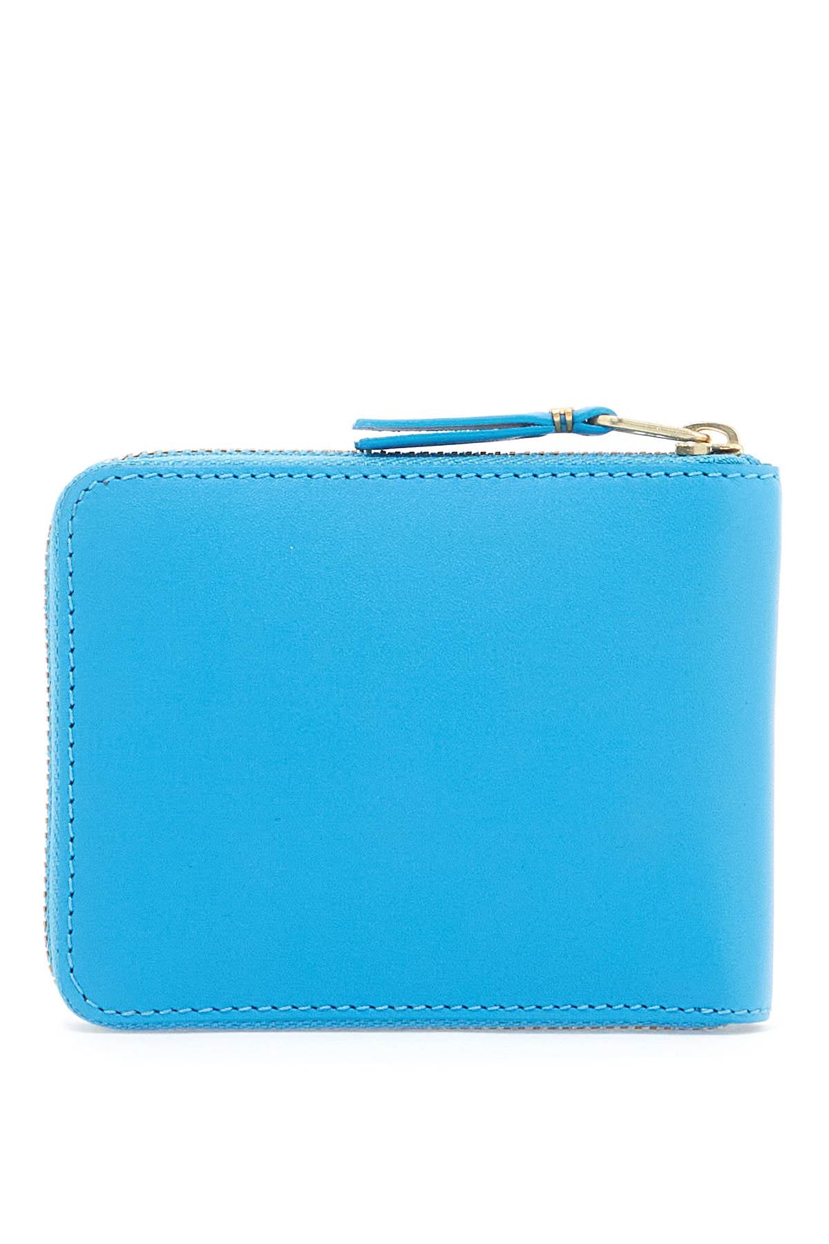 Classic Zip Around Wallet Portfolio  - Light Blue