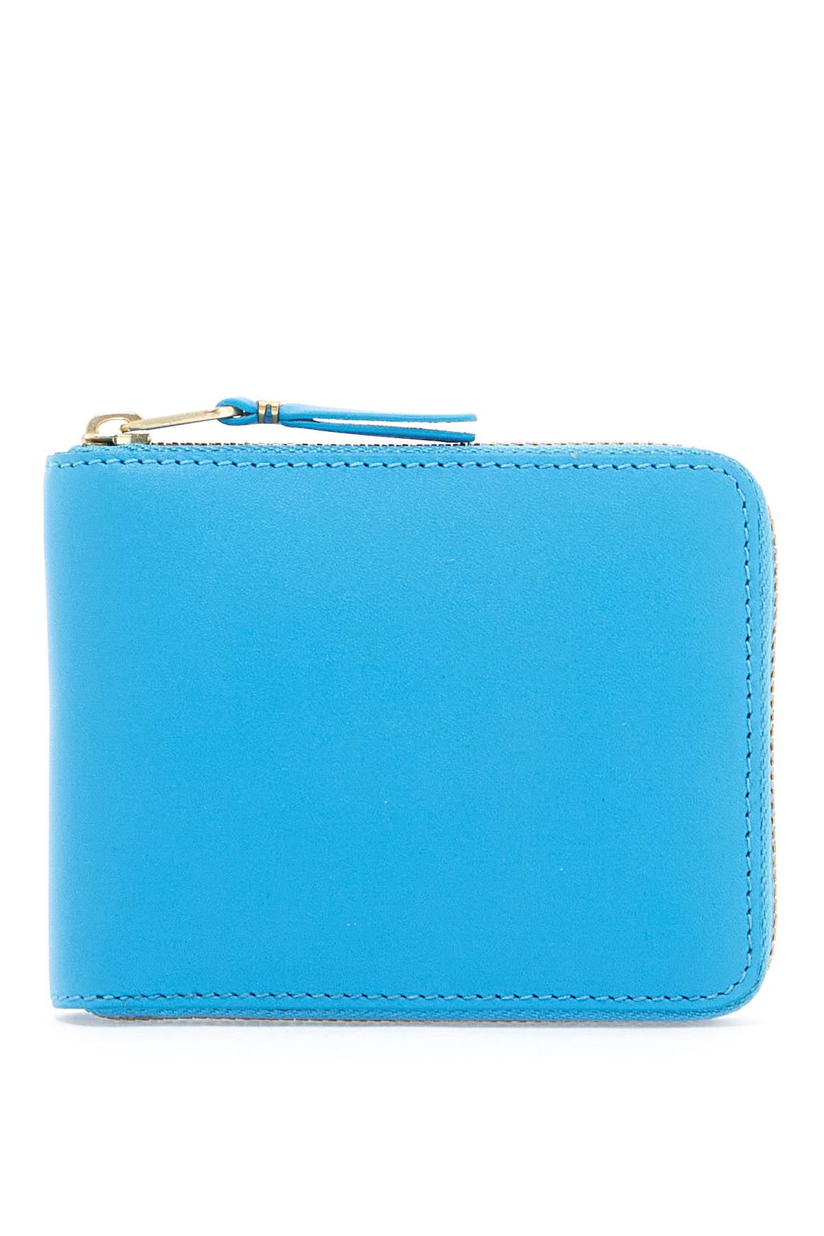 Classic Zip Around Wallet Portfolio  - Light Blue