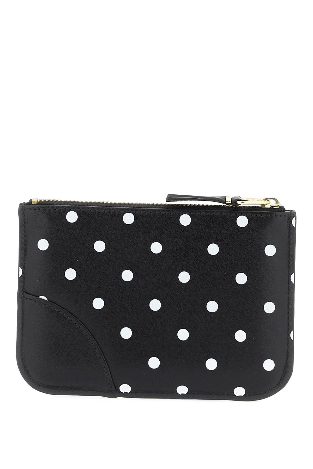 Polka Dot Wallet  - Black