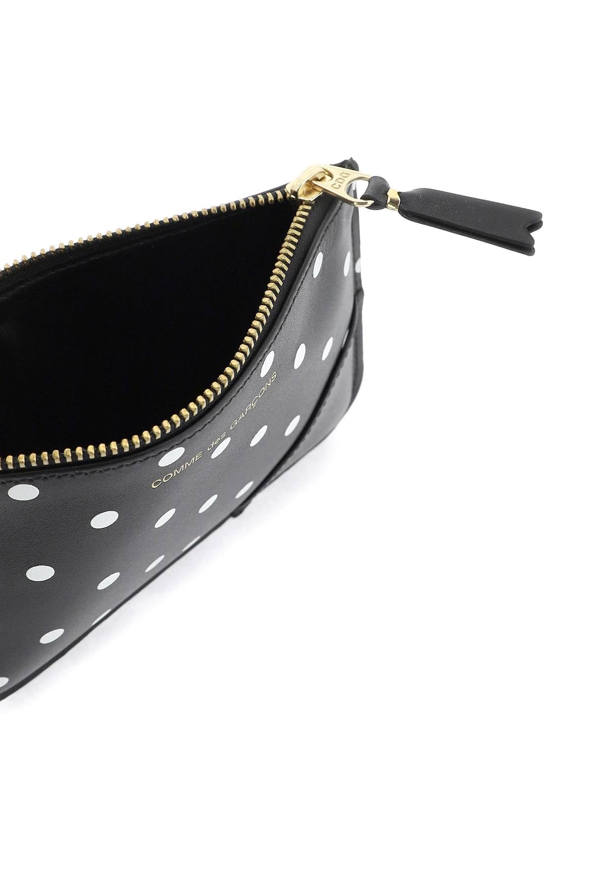 Polka Dot Wallet  - Black