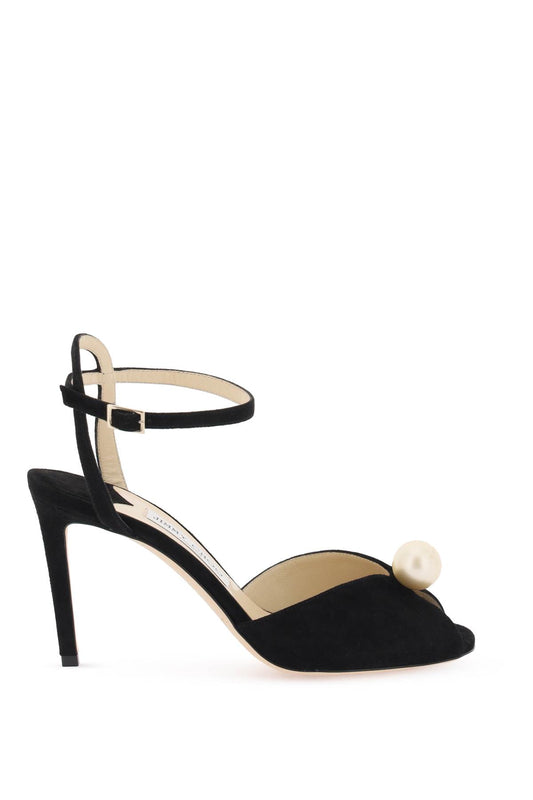 Sacora 85 Sandals With Pearl  - Black