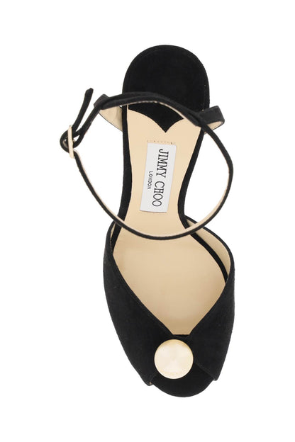 Sacora 85 Sandals With Pearl  - Black