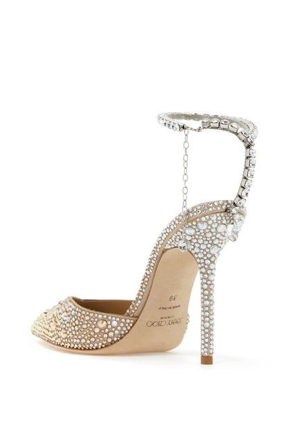 Crystals 'saeda 100' Pumps  - Gold