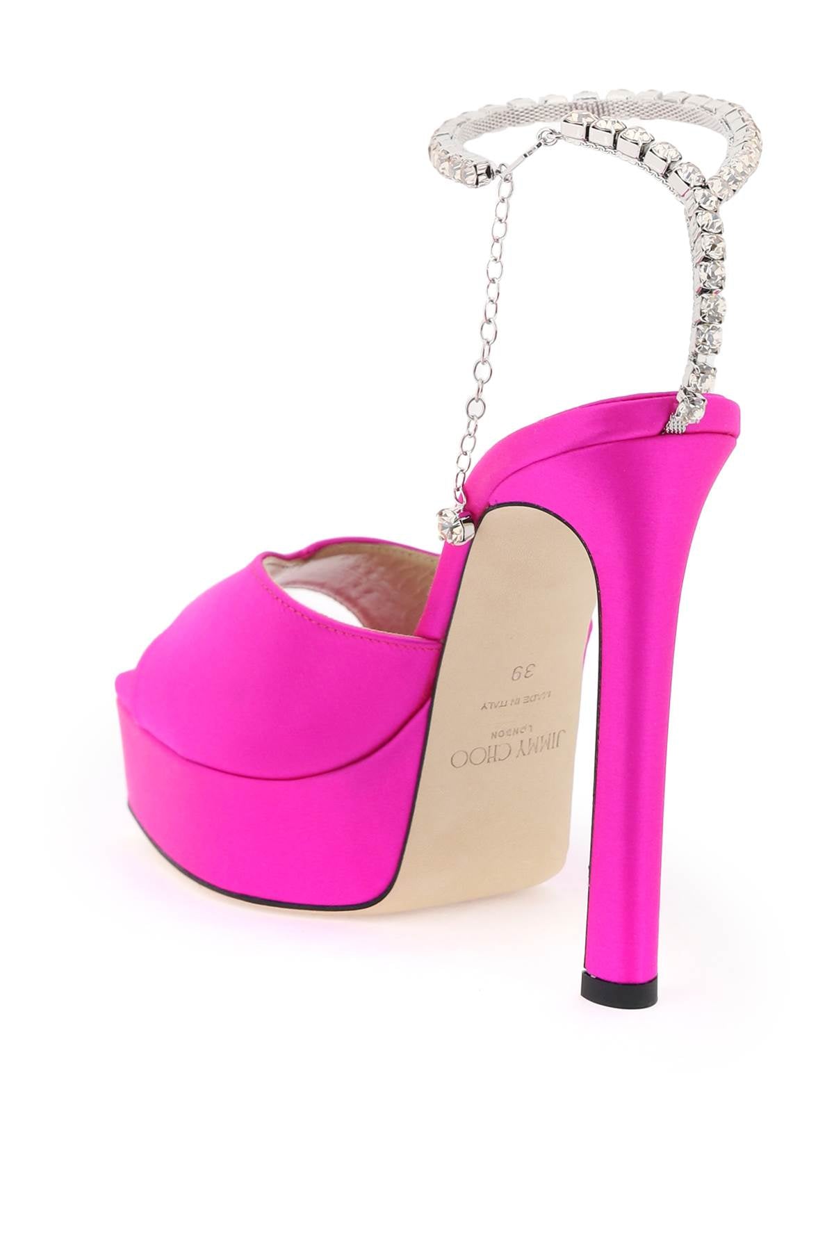 Saeda 125 Platform Sandals  - Fuchsia