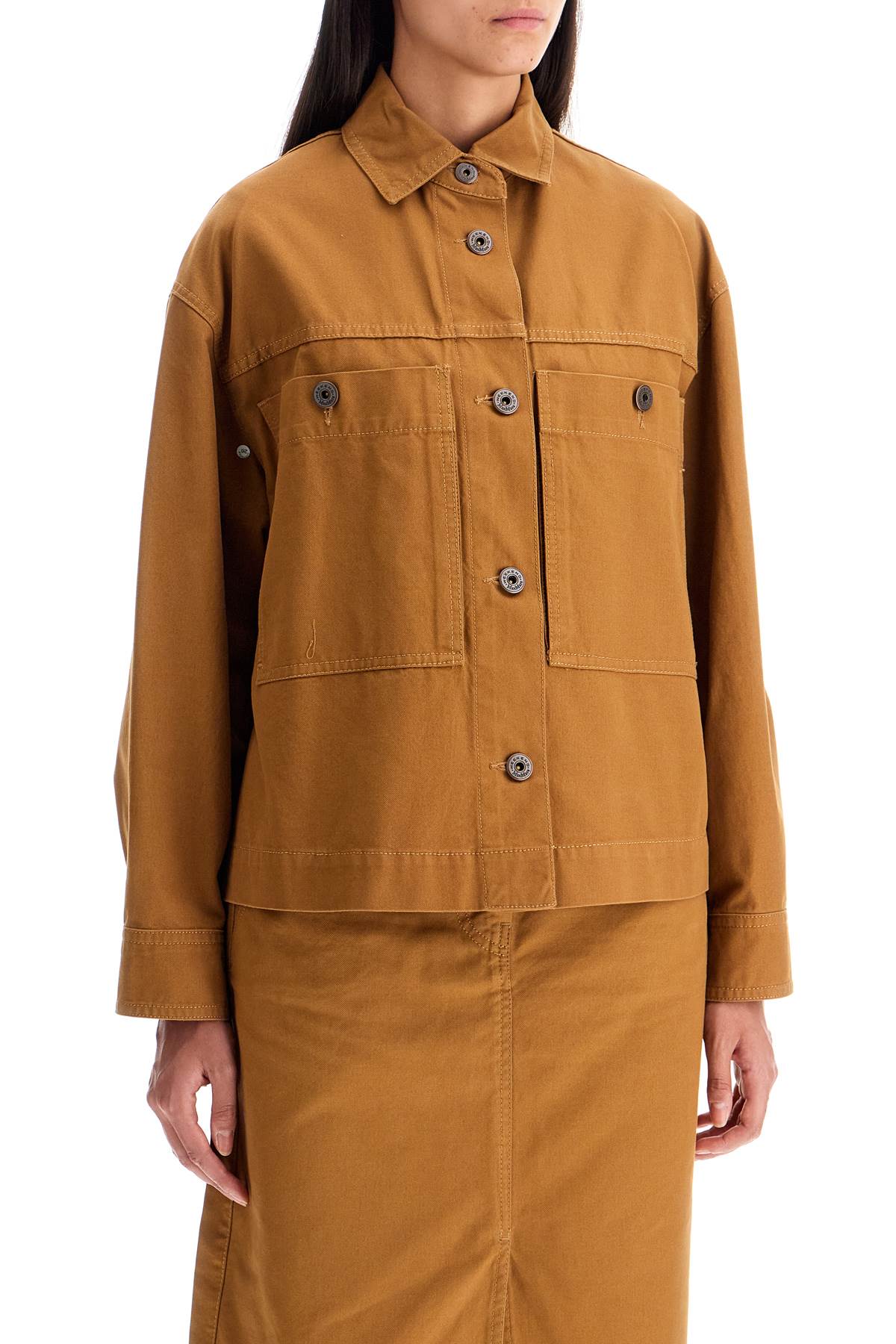 "canvas Workwear Jacket For  - Brown