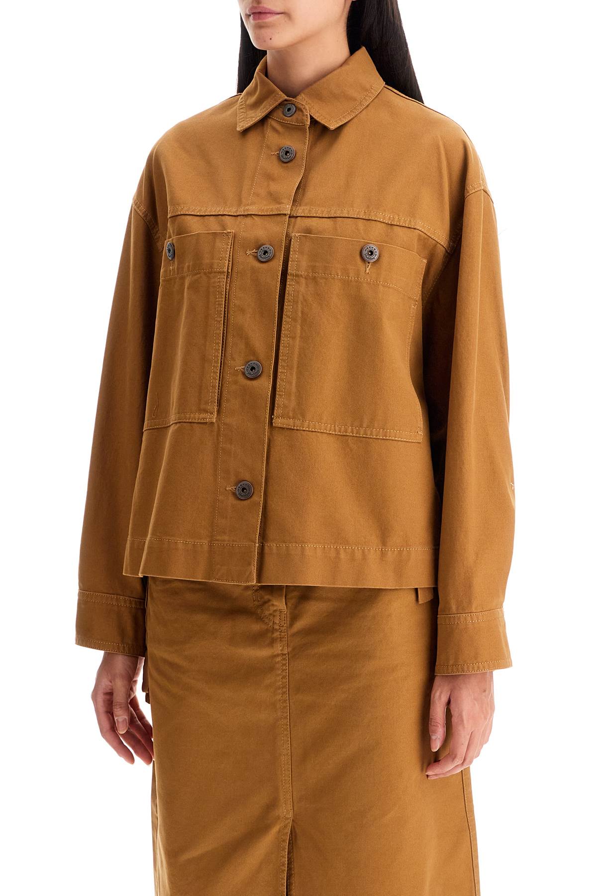 "canvas Workwear Jacket For  - Brown