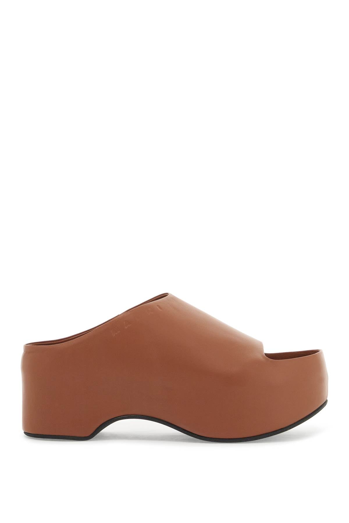 Chunky Clog Sabot With  - Brown