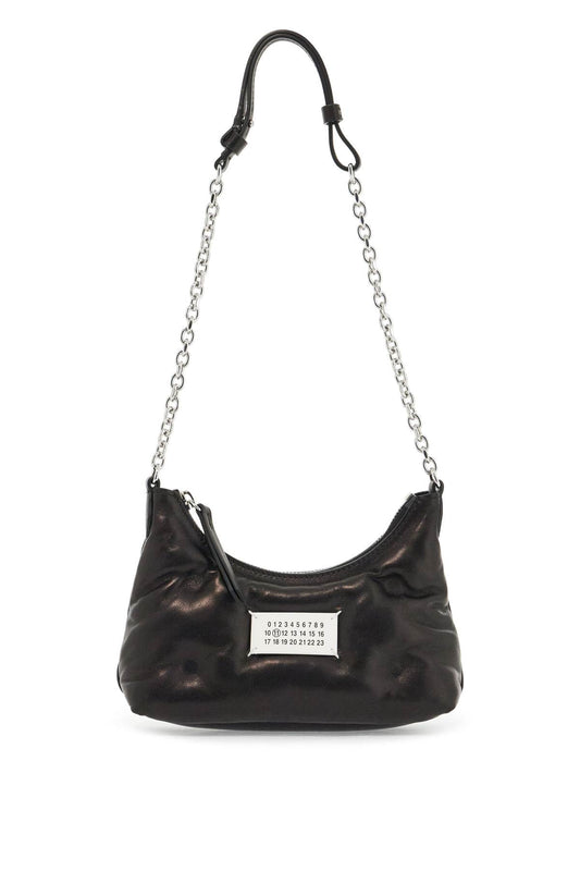 Glam Slam Micro Hobo Bag  - Black