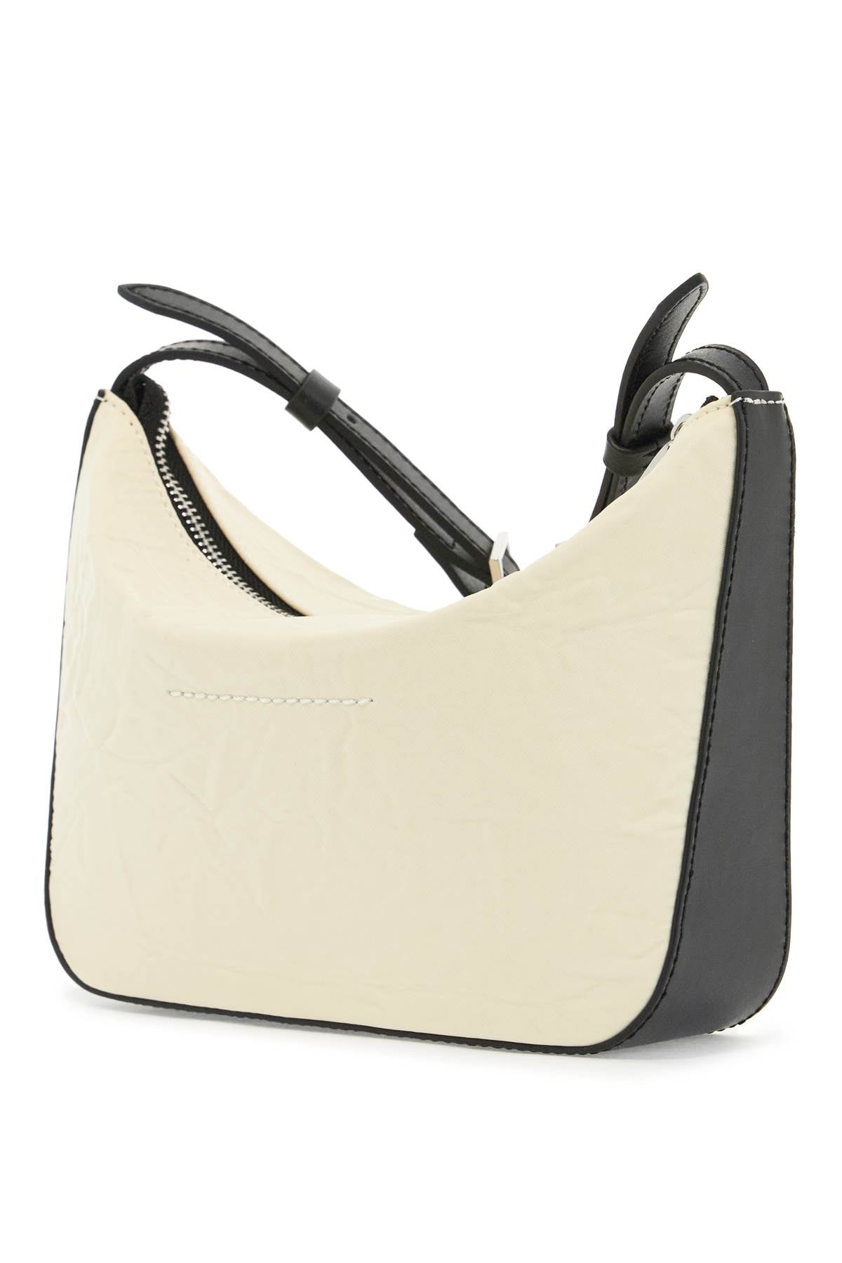 Shoulder Bag In Numeric Nylon Material  - Neutro