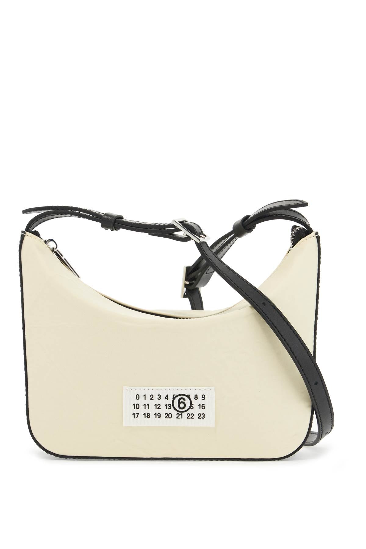 Shoulder Bag In Numeric Nylon Material  - Neutro