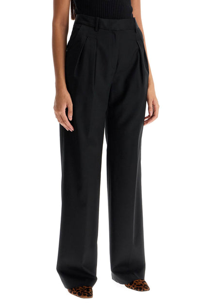 Double Pleat Trousers  - Nero