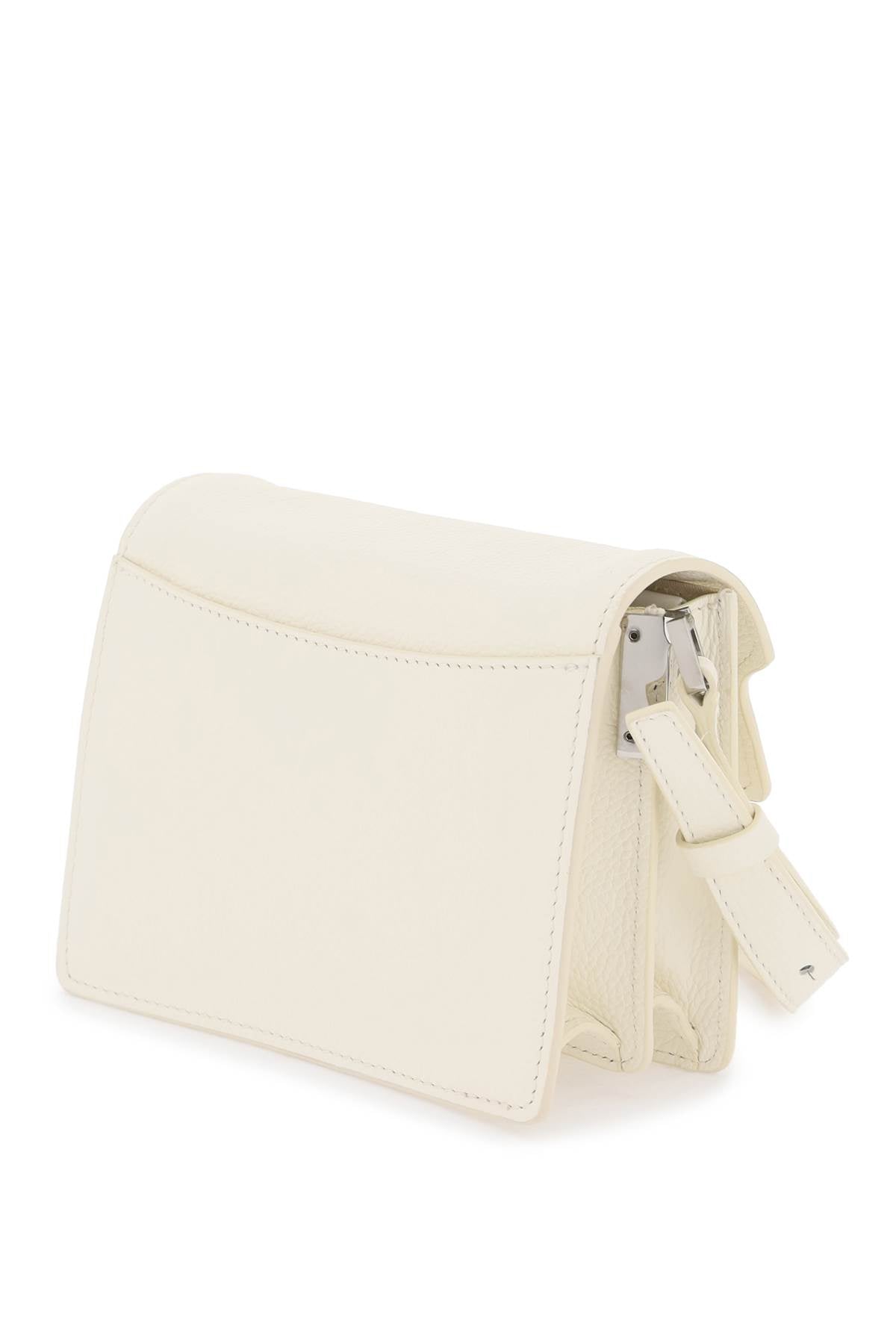 Mini Soft Trunk Shoulder Bag  - Bianco