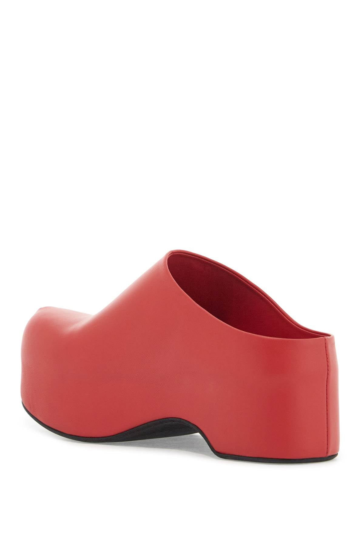 Chunky Clog Sabot With  - Red