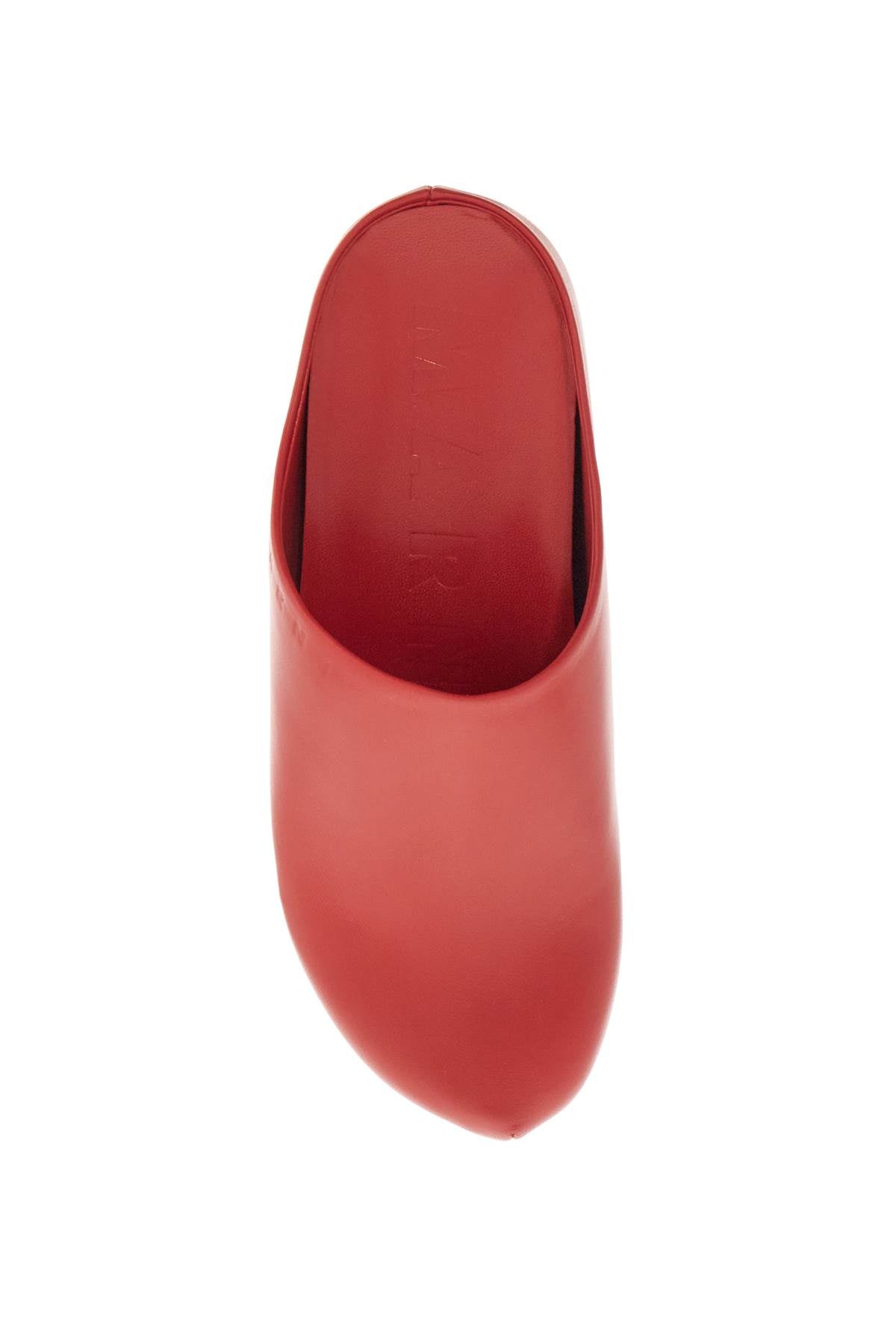 Chunky Clog Sabot With  - Red