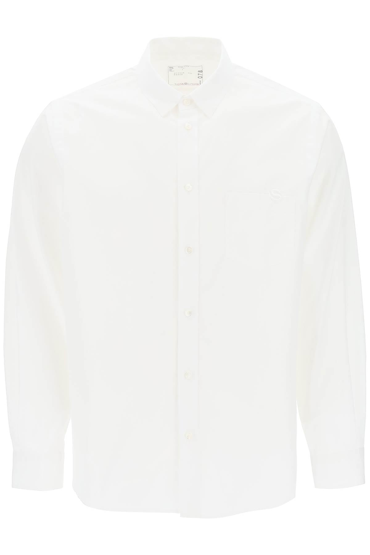 Thomas Mason Cotton Poplin Shirt  - Bianco