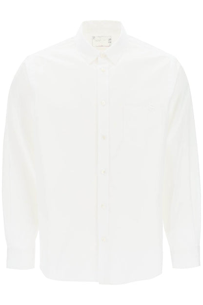 Thomas Mason Cotton Poplin Shirt  - Bianco