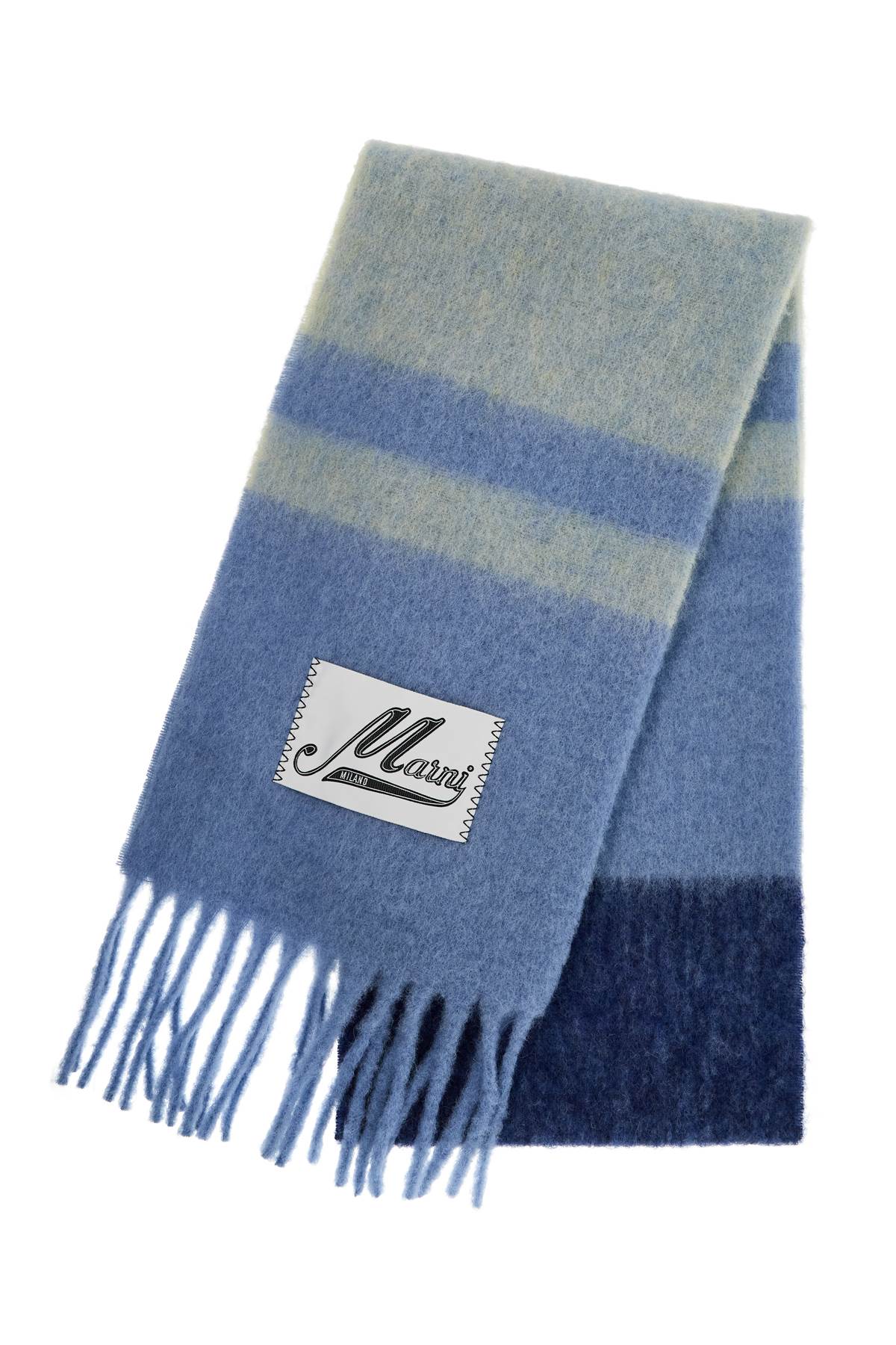 Mohair Scarf For Stylish  - Blue