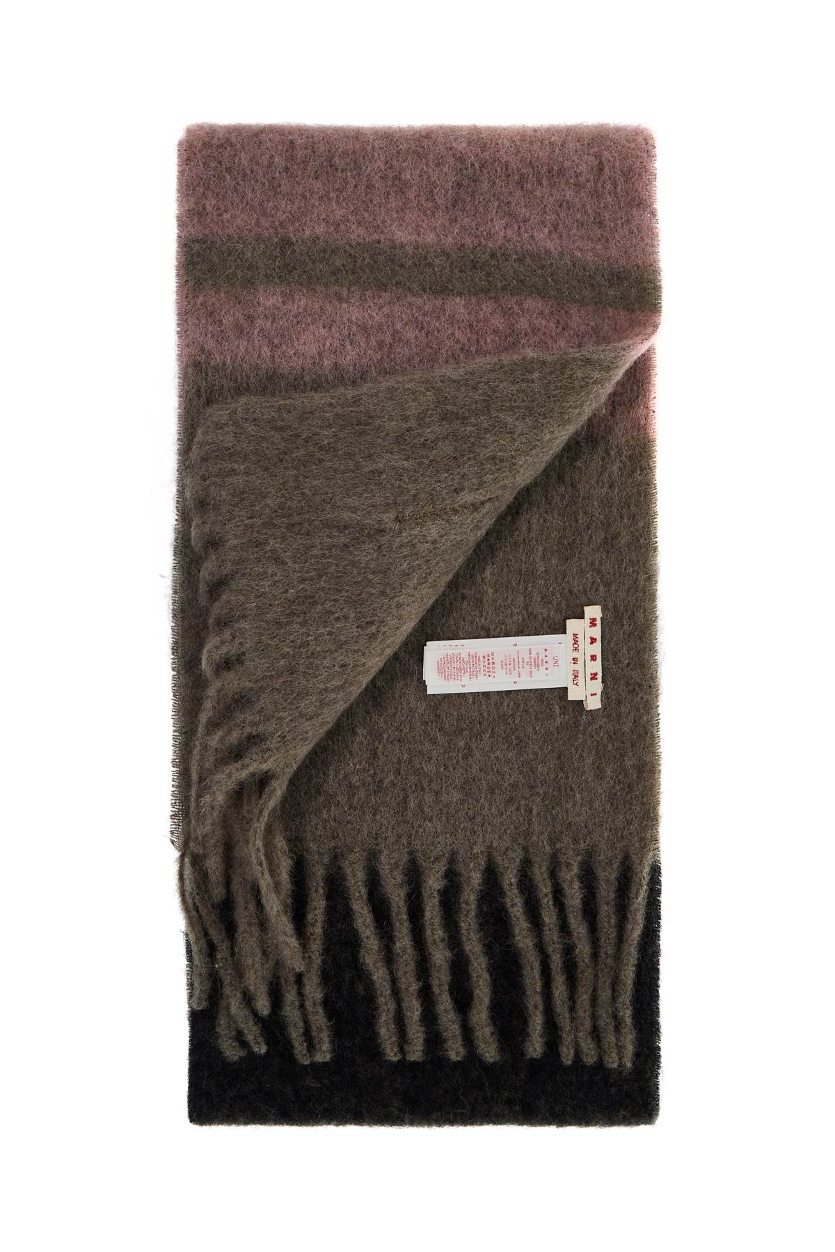 Mohair Scarf For Stylish  - Brown