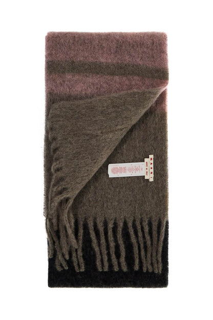 Mohair Scarf For Stylish  - Brown