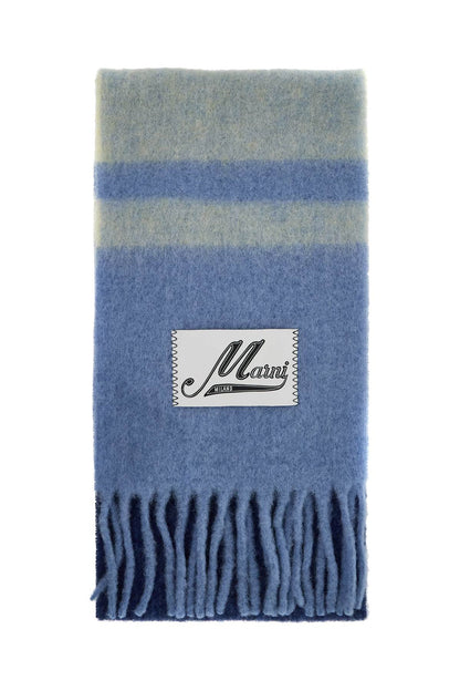 Mohair Scarf For Stylish  - Blue