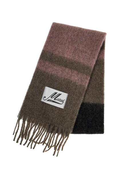 Mohair Scarf For Stylish  - Brown