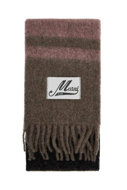 Mohair Scarf For Stylish  - Brown