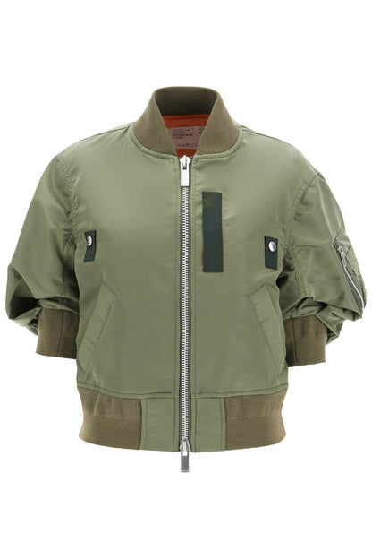 Short-sleeved Bomber  - Khaki