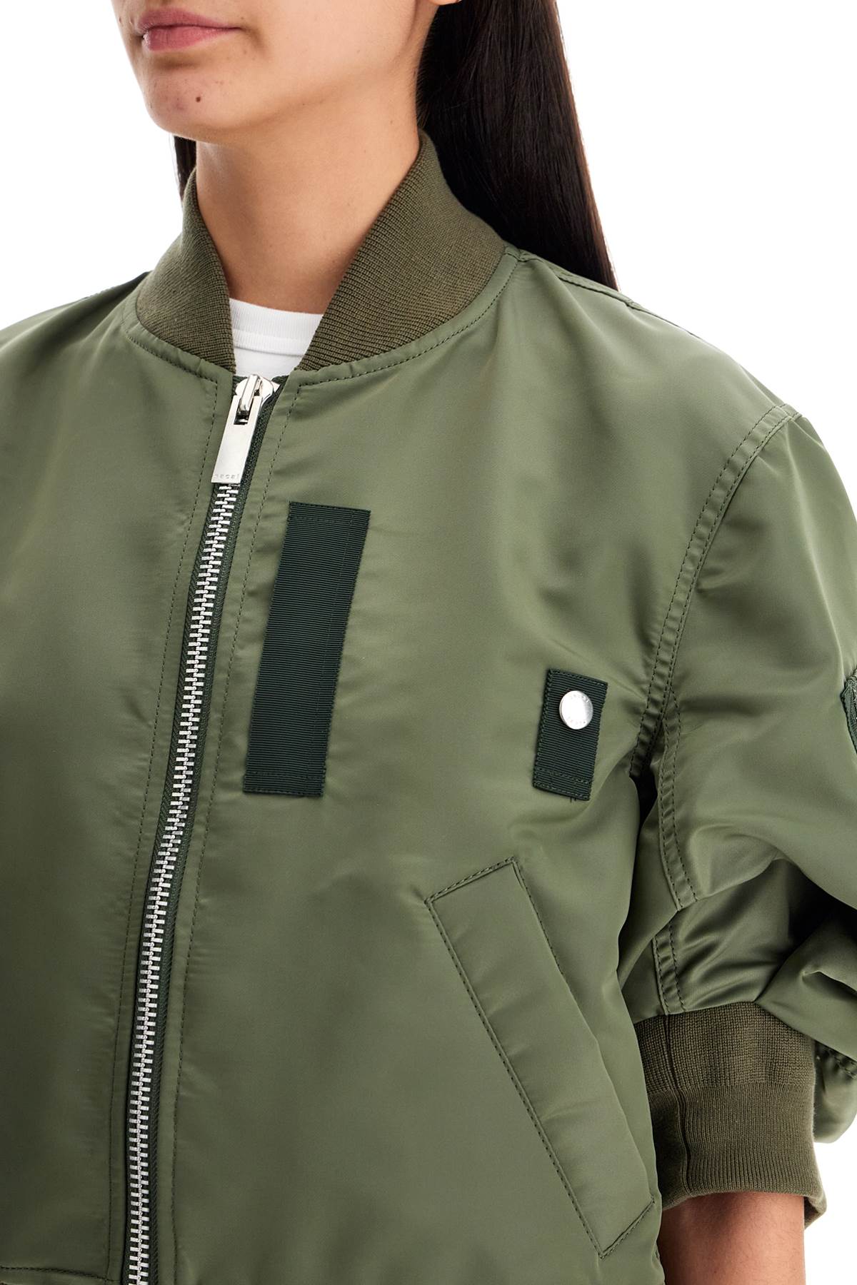 Short-sleeved Bomber  - Khaki