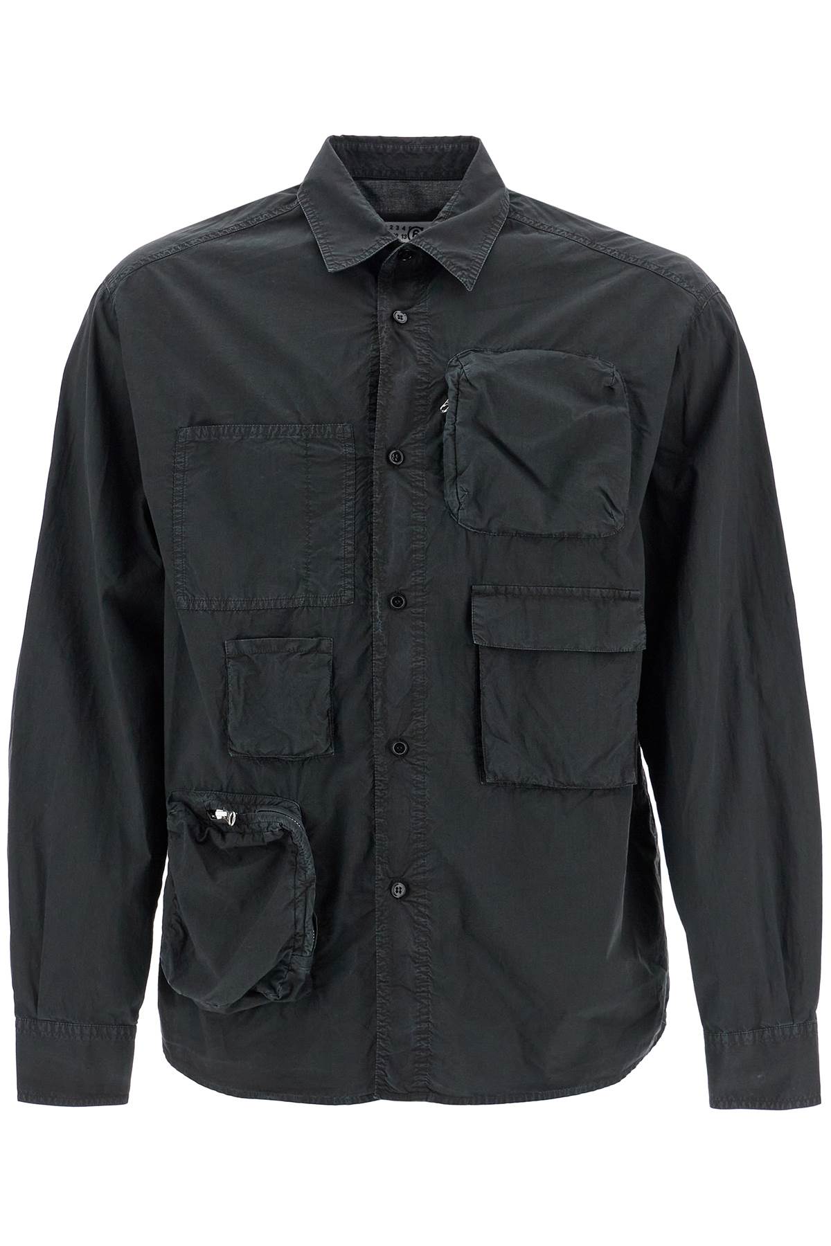 Utility Shirt For Men  - Black