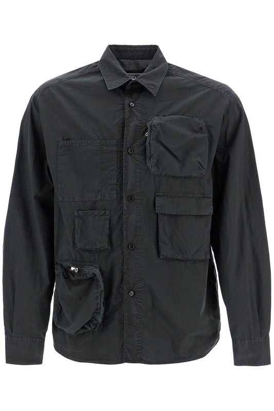 Utility Shirt For Men  - Black