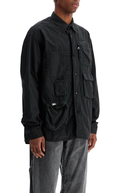 Utility Shirt For Men  - Black