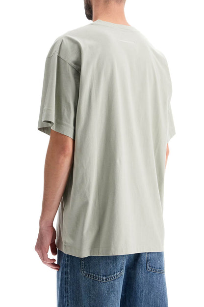 'oversized T-shirt With  - Khaki