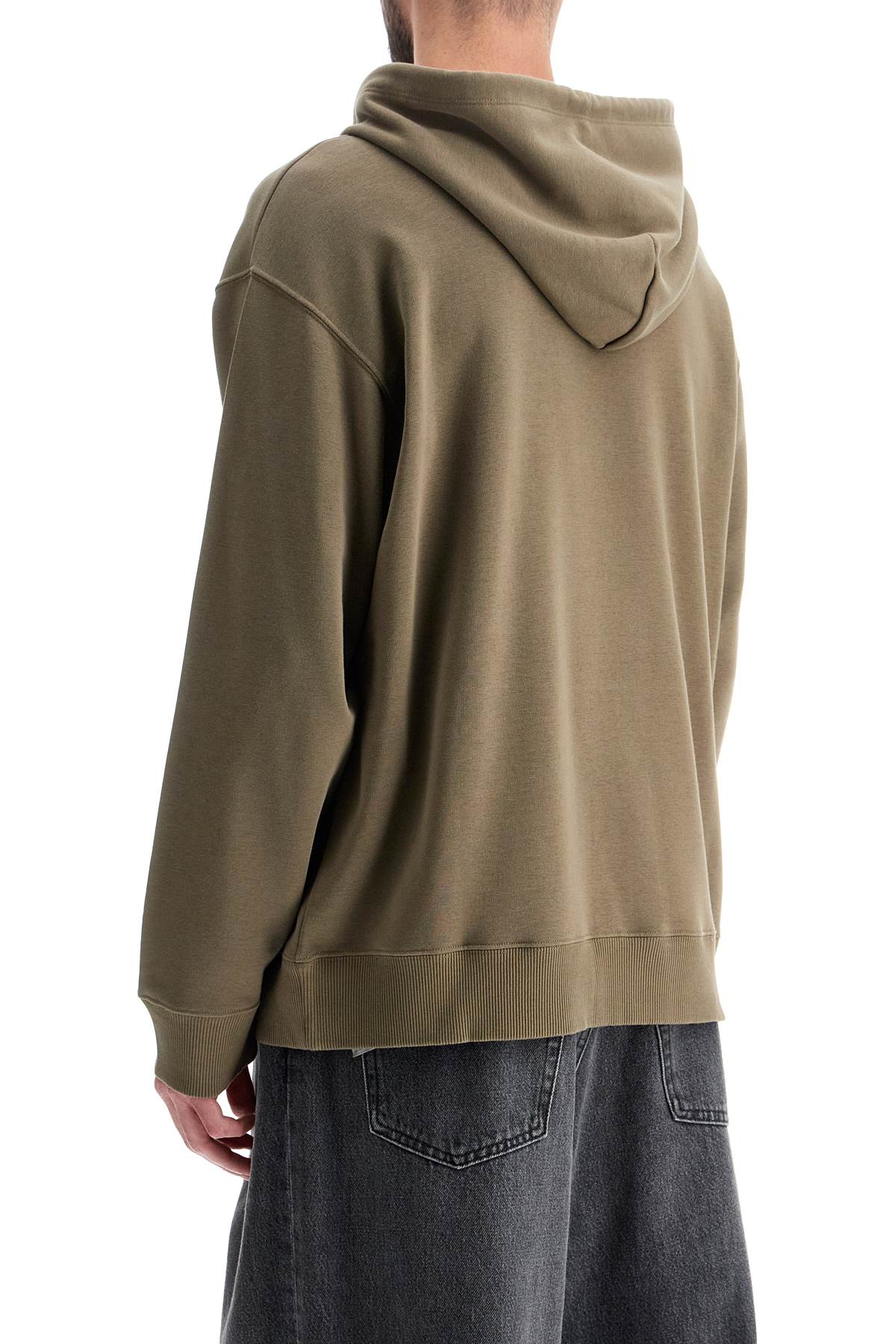 Numeric Logo Sweatshirt With Seven  - Khaki