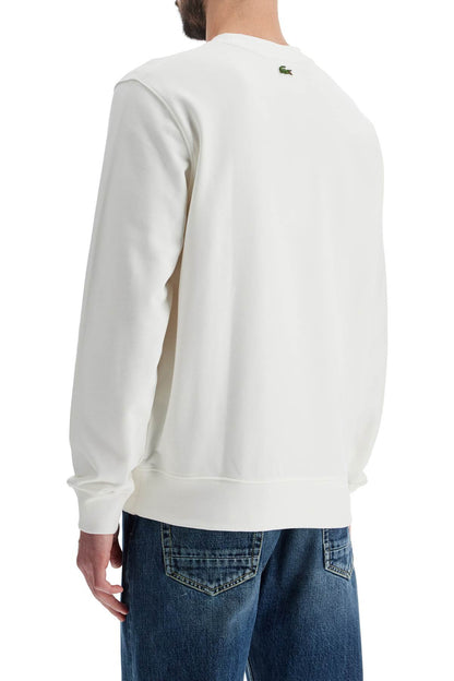 Classic Fit Crewneck Sweatshirt  - White