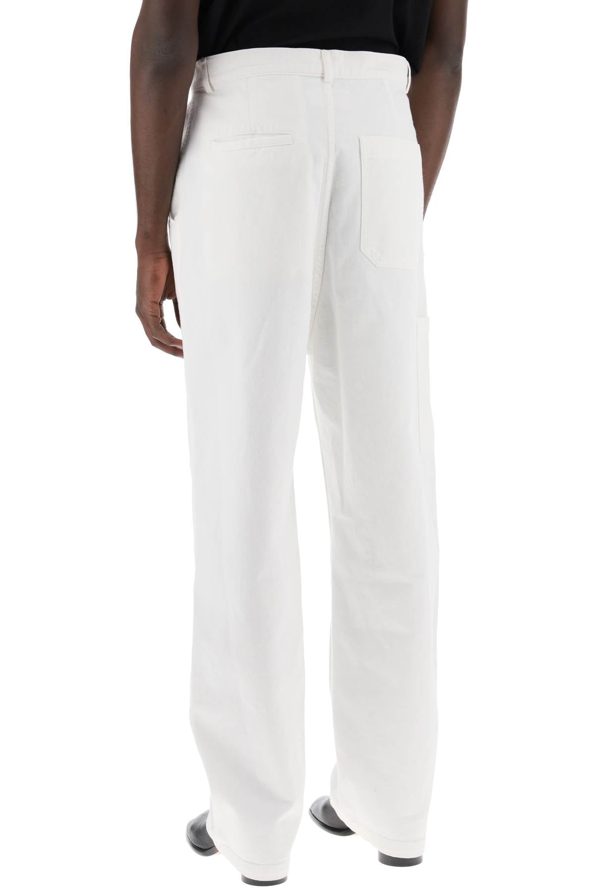 Cotton Bull Pants In Eight Words  - White