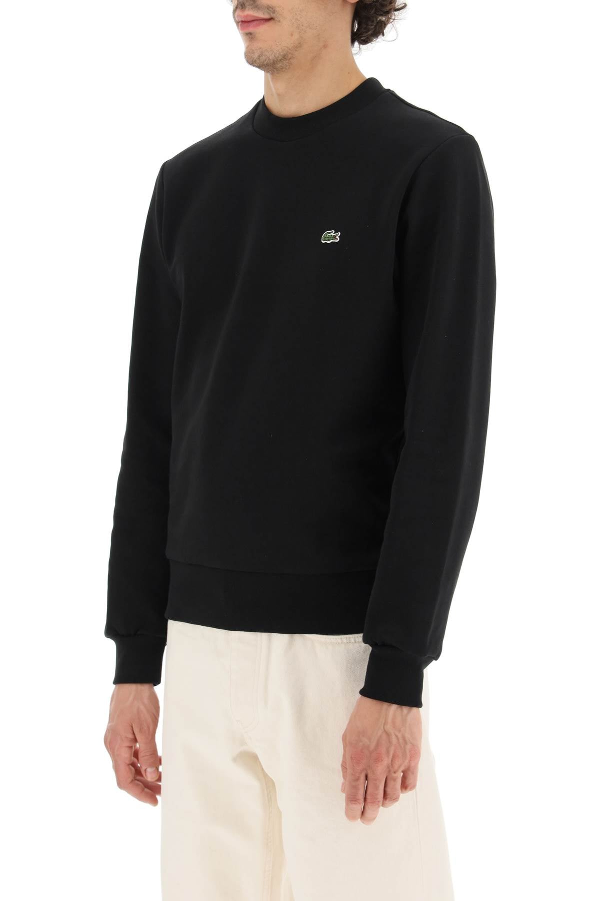 Classic Fit Crewneck Sweatshirt  - Black