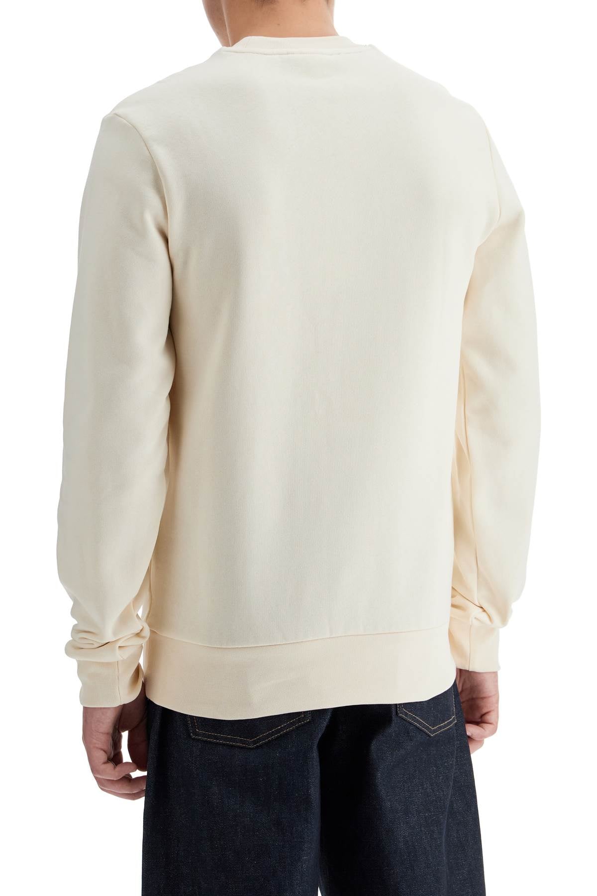 Classic Fit Crewneck Sweatshirt  - White