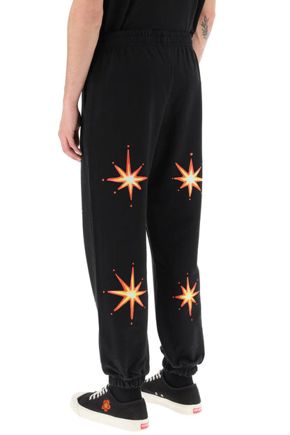 'firework' Jogger Pants  - Nero