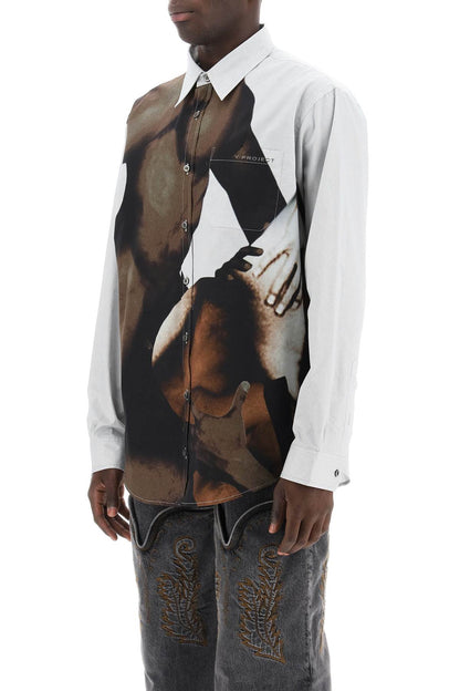 Body Collage Shirt  - Grigio