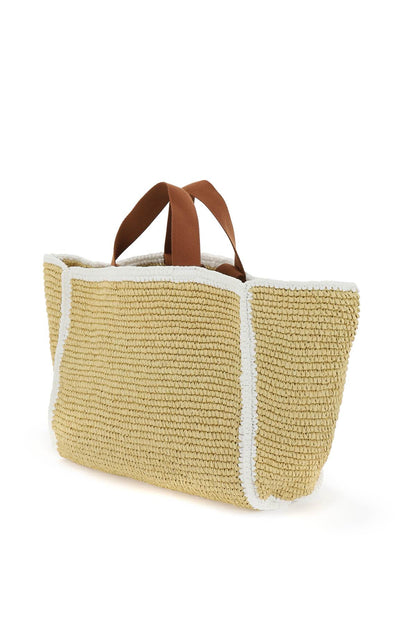 Medium Sillo Tote Bag  - Beige