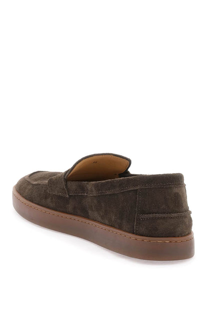 Suede Loafers  - Brown