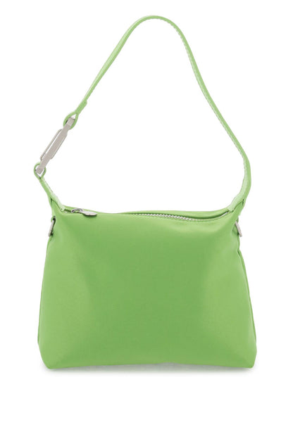 Satin Mini Moon Bag  - Verde