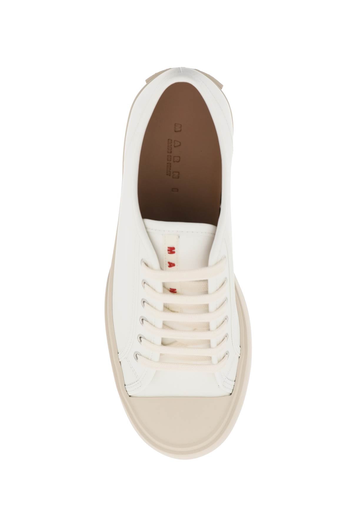 Leather Pablo Sneakers  - White