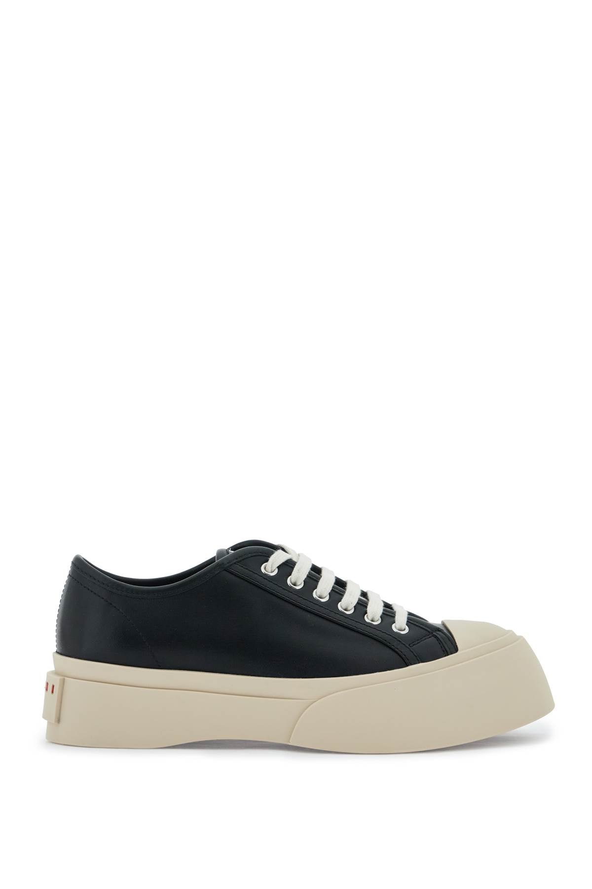 Pablo Leather Sneakers In Seven  - Black