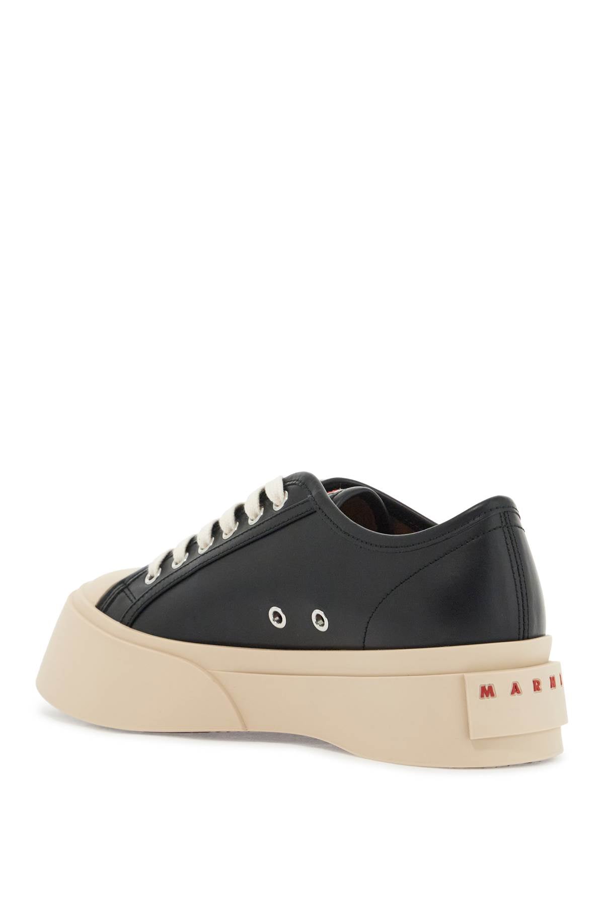 Pablo Leather Sneakers In Seven  - Black