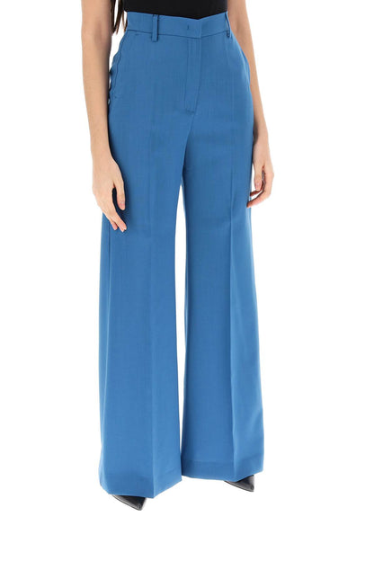 Sonale Flared Trousers  - Blue